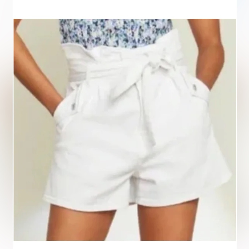 Veronica beard nori high-Waist White Women's Shorts